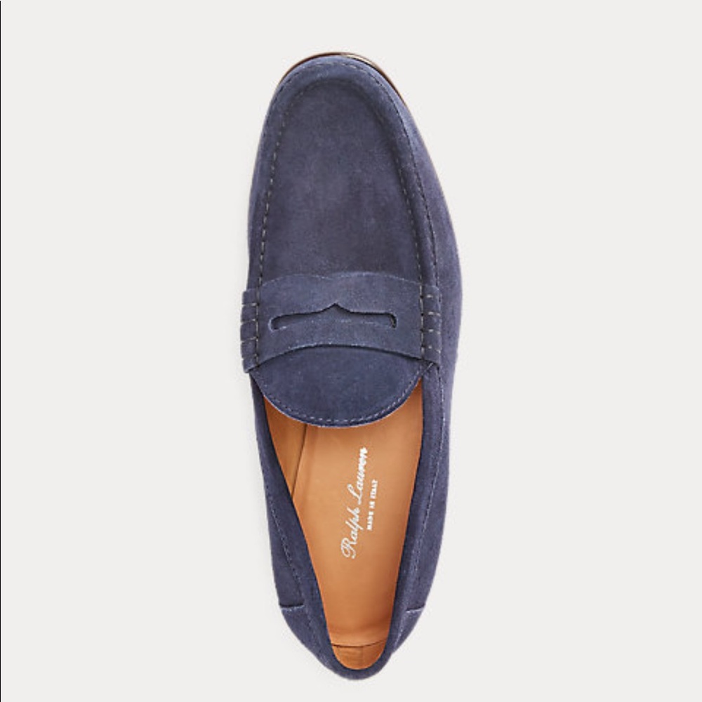 Ralph Lauren Purple Label Chalmers Suede Lofers